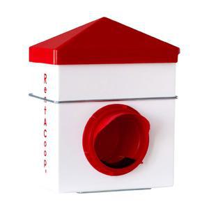 렌타쿱 병아리2닭 뚜껑 프리 포함 와이어 피더 단일 커버 발정 비둘기 5파운드 방지 슬라이더 성체 병아리 닭에 브래킷 적합 BPA 메추라기 포트