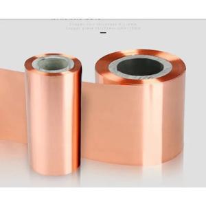 2미터 길이 100mm 너비 0.1mm-1mm T2 구리 스트립 0.01x100mm 99.90% 호일 테이프