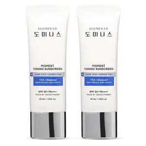 태극제약 도미나스 알파비사보롤 트라넥삼산 선크림 40ml 2개