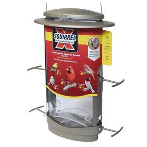 2파운드의 씨앗 모이통 용량과 많은 있는 다람쥐 방지 포트가 4개의 먹이