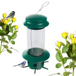 자연의 리듬 조류 걸이 강철 플라스틱 프리미엄 야생 클래식 방수 튜브 경질 먹이기 행거