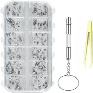 안경 수리 키트360PCSS 스테인리스 스틸 나사 선글라스 및 정밀 액세서리와 호환되며 프레임 경첩