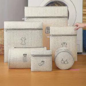 메쉬 3중 세탁망 이불망 무형광 빨래망 속옷망 브라망 6종uvw655