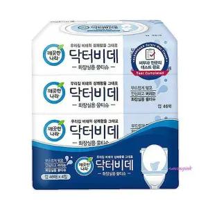 깨끗한나라 비데 물티슈 캡 46매X4입 닥터 캡46매X4입tuv735
