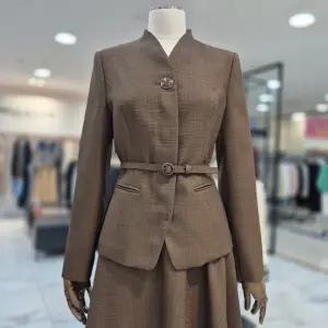 노카라 셋업 벨티드 자켓 s253msf112 DG