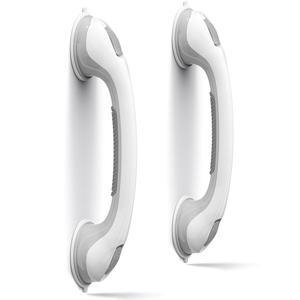 AirTight 욕조 및 샤워용 그립 바, (2팩) 16인치 샤워 핸들 흡입 욕실 안전