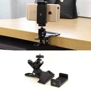 [골드스마일]핸드폰 홀더 거치대 집게 볼헤드 책상 마운트 액션캠 클램프