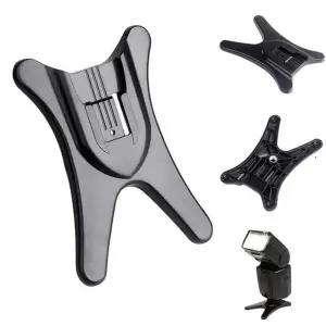 [골드스마일]스피드라이트 핫슈 스탠드 받침대 베이스 플래시 조명 어댑터