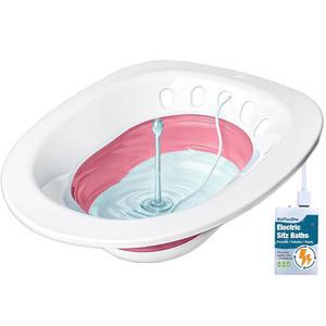 카이투오제 변기용 전기 좌욕탕 - 요니 스팀 시트 및 산후 관리용 휴대용 넓은 좌석 깊은 그릇 모브