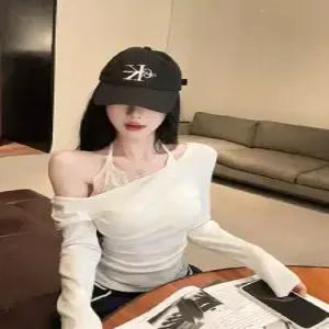 여사친 이너 가을 투피스 티 휴가 레이스 롱루즈핏티 긴팔 1PICK3