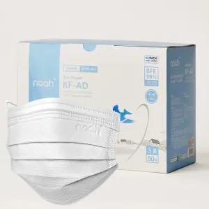 노아포레스트 국내생산 KF-AD 비말차단용 3중 중형 노아 데일리 일회용 덴탈 마스크 50매 식약처 의약외품