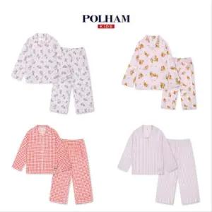 [폴햄키즈]여아) 레이온 긴팔 파자마세트