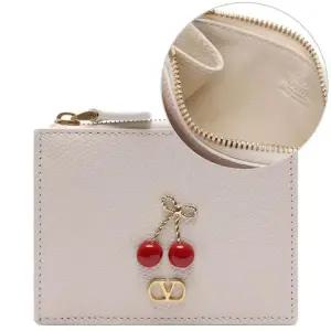 [발렌티노]26SS 여성 브이로고 시그니처 지퍼 카드지갑 (8W2P0AY2 WGX I16 26S)