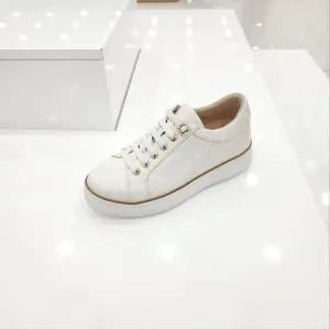 [탠디]by미셸 x24206 소가죽 소재 4cm굽 자수패턴 여성 밴딩끈 스니커즈 cc2_CC