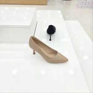 [탠디]by미셸 x26007 원단소재 7cm굽 큐빅 장식 여성 펌프스 구두 cc3_CC