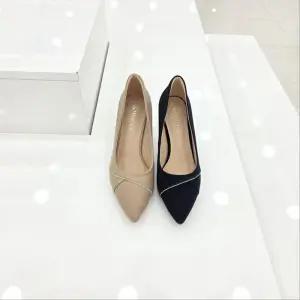 [탠디]by미셸 x26007 원단소재 7cm굽 큐빅 장식 여성 펌프스 구두 cc7_CC