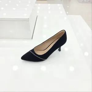 [탠디]by미셸 x26007 원단소재 7cm굽 큐빅 장식 여성 펌프스 구두 cc5_CC