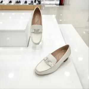 [탠디]by미셸 x24002 소가죽 소재 4cm굽 앞 장식 여성 로퍼 cc5_CC