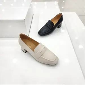 [탠디]by미셸 x25011 소가죽 소재 4cm굽 여성 페니로퍼 구두 cc2_CC