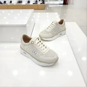 [탠디]by미셸 x25003 소가죽 소재 4cm굽 여성 밴딩끈 스니커즈 cc2_CC