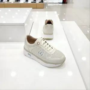 [탠디]by미셸 x25003 소가죽 소재 4cm굽 여성 밴딩끈 스니커즈 cc3_CC