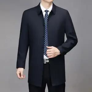 하프 캐주얼 가을 칼라 코트 트렌치 남자코트 원템3