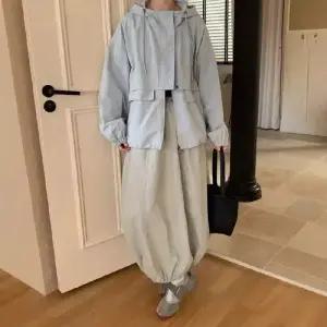 여성용 봄 야구 잠바 후드 점퍼 스포츠 솔리드 트렌치코트 1PICK1