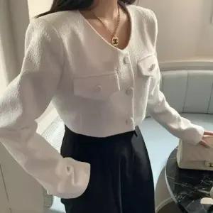 여사친 봄 가을 테일러드 재킷 이른 브이넥 쇼트 코트 1PICK3