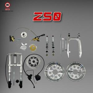 혼다 호환 Z50 몽키용 휠 12인치 스윙암 브레이크 프론트 포크 세트 업소버