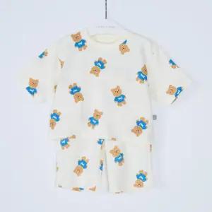 [달퐁]큐비앤맘 헤이베어 초미니쭈리 7부 상하복 유아 아기 외출복