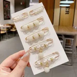 [셀러에이드]악세사리 데일리 옷핀 브로치 장식용 패션 진주 진주장식옷핀