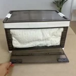 [하프클럽/셀러허브]접이식 오픈형 투명 폴딩박스 55L