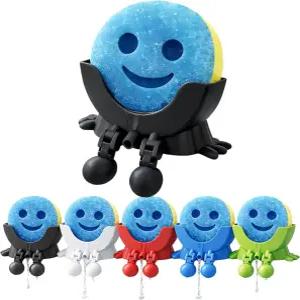 배수가 가능한 드립 대디 소변 싱크 캐디 랙 - 재미있는 스크럽 스펀지 홀더 및 비누 정리함 컴팩트 주방