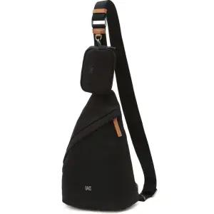 [닥스](센텀시티점)DBBA6E855BK 블랙 로고장식 나일론 슬링백