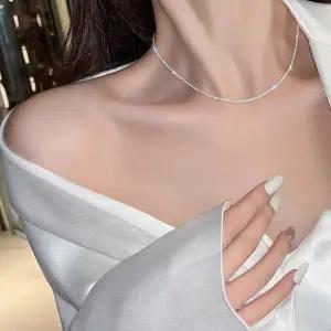 스파클링 목걸이 화이트 포인트 여성 선물