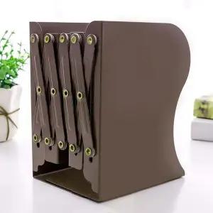 [하프클럽/셀러허브]심플 자바라 책꽂이 스틸 책정리 브라운