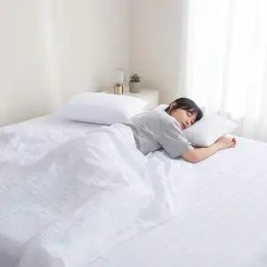 [골드스마일]시원한 인견 여름 홑이불 화이트 S SS 초경량 에어컨 침구 사계절