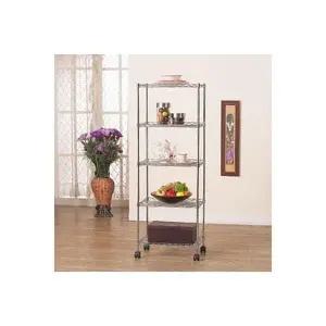 [하프클럽/셀러허브]다용도선반 철제선반 메탈랙 앵글선반 450 5단