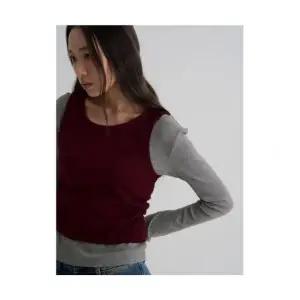 에잇세컨즈 8SECONDS 레이어드 긴소매 티셔츠 와인 1714601