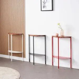 [하프클럽/셀러허브]엘리 틈새선반 원목2단 반달 선반