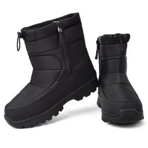 남자 방한 털슈즈 패딩 부츠 겨울 털신 생활방수 신발 eYJ9+5aIk
