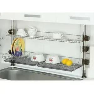 [하프클럽/셀러허브]주방용 기둥씽크 선반 800 2단