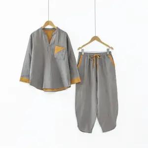 찜질방옷 숯가마 사우나복 잠옷 단체복 린넨 불가마 찜질복