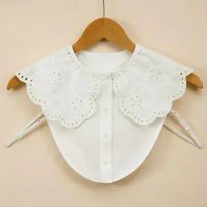 펀칭 자수 빅 페이크 카라 OSM-1006915