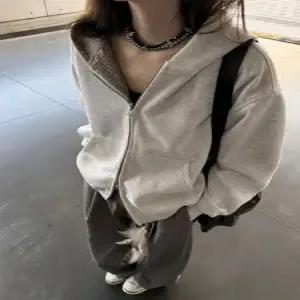 남사친 빈티지 상의 루즈핏 점퍼 투스 양면 코트 재킷 후드 OP1