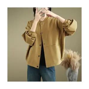 여친 가을 캐주얼 자켓 재킷 야상 스몰 코트 포켓 점퍼 상의 빅사이즈 테일러드 빅 BE3