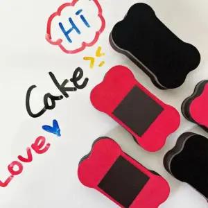 극세사칠판지우개 뼈다귀 화이트 보드 자석 지우개 소형