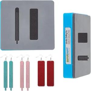 슈퍼단트 태슬 가죽 커팅 다이 2 실 스트립 귀걸이 엠보싱 우드 몰드 템플릿 컷을 위한 DIY 아트 크래프트