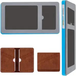 슈퍼단트 카드 홀더 가죽 커팅 다이 이폴드 지갑 엠보싱 나무 패브릭 기프트 금형 컷 DIY 공예 만들기