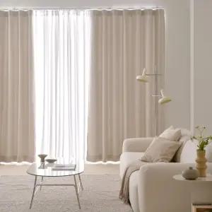 모던하우스 ON 메모리 암막커튼 오트밀 140x235 2개세트 높이조절1233374